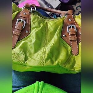Nine West lime green bag